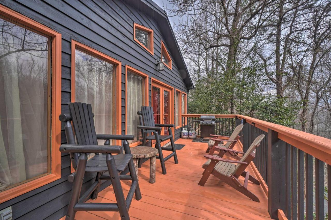 Villa Tree Top Dream Cabin With Hot Tub In Gatlinburg! Exterior foto